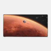 Mars Science Laboratory nadert Mars. Bureaumat (Voorkant)