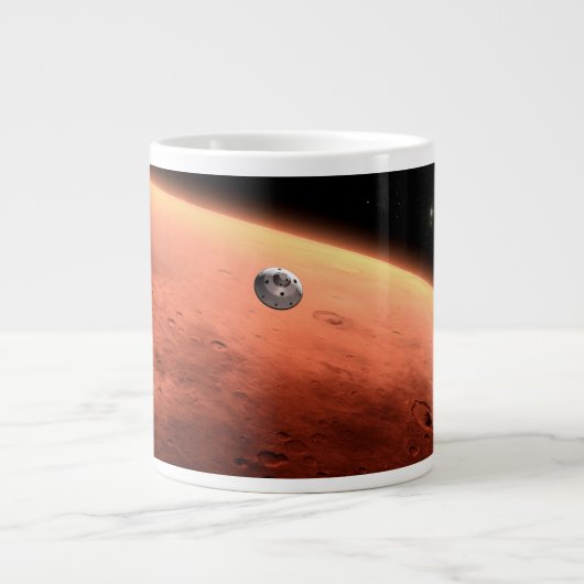 Mars Science Laboratory nadert Mars. Grote Koffiekop (Voorkant)