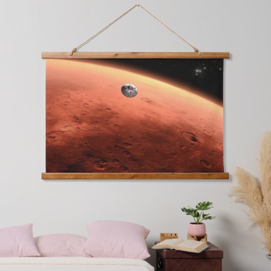 Mars Science Laboratory nadert Mars. Hangend Wandkleed (Slaapkamer)