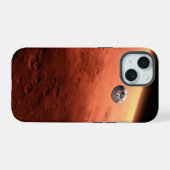 Mars Science Laboratory nadert Mars. iPhone 15 Case (Achterkant horizontaal)