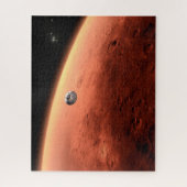 Mars Science Laboratory nadert Mars. Legpuzzel (Verticaal)