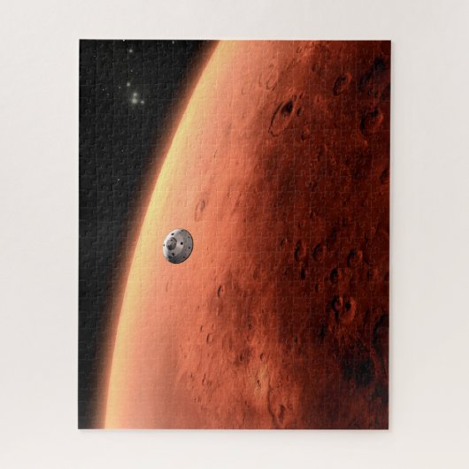 Mars Science Laboratory nadert Mars. Legpuzzel (Verticaal)