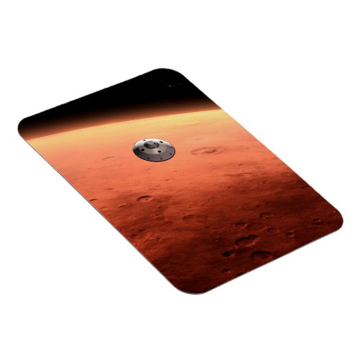 Mars Science Laboratory nadert Mars. Magneet (Rechterzijde)