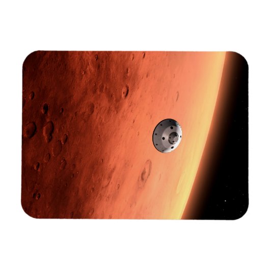 Mars Science Laboratory nadert Mars. Magneet (Horizontaal)