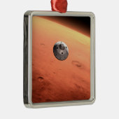 Mars Science Laboratory nadert Mars. Metalen Ornament (Rechts)