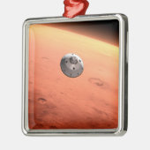 Mars Science Laboratory nadert Mars. Metalen Ornament (Links)