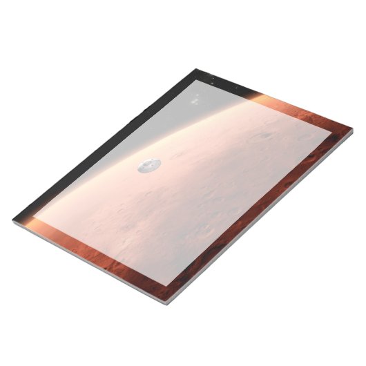 Mars Science Laboratory nadert Mars. Notitieblok (Schuin)