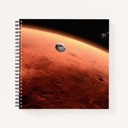 Mars Science Laboratory nadert Mars. Notitieboek (Voorkant)