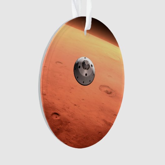 Mars Science Laboratory nadert Mars. Ornament (voorkant)