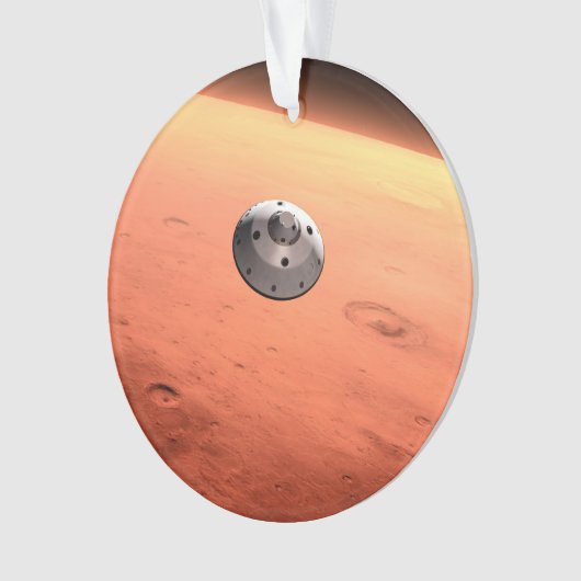 Mars Science Laboratory nadert Mars. Ornament (voorkant)