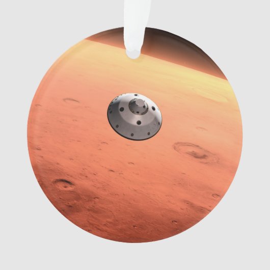 Mars Science Laboratory nadert Mars. Ornament (voorkant)