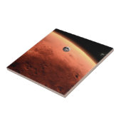 Mars Science Laboratory nadert Mars. Tegeltje (Zijkant)