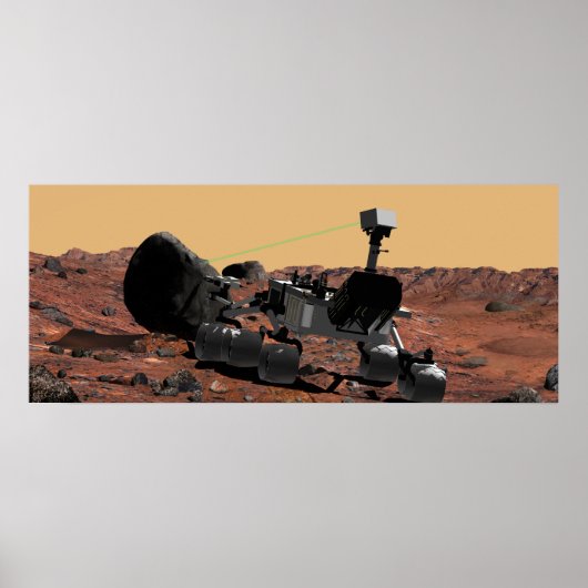Mars Science Laboratory Poster (Voorkant)
