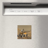 Mars Science Laboratory reist nabij een canyon Magneet (Insitu (Vaatwasser))