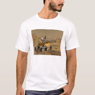Mars Science Laboratory reist nabij een canyon T-shirt