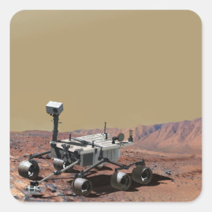 Mars Science Laboratory Vierkante Sticker