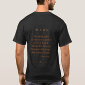 Mars-Shirt T-shirt (Achterkant)