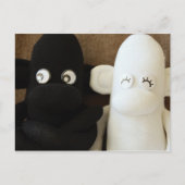 Mars Sock Monkey Post Card - Herman & Lily Briefkaart (Voorkant)