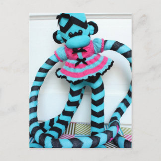 Mars Sock Monkey Post Card - Isis Briefkaart