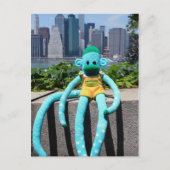 Mars Sock Monkey Post Card - Stuart Briefkaart (Voorkant)