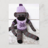 Mars Sock Monkey Post Card - Vivi Briefkaart (Voorkant)