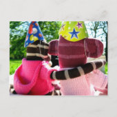 Mars Sock Monkey Post Kaart - Verjaardag (Voorkant)