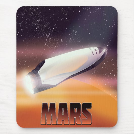 Mars Space poster Muismat (Voorkant)