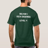 Mars Space Station Vintage Logo T-shirt (Achterkant)