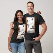 Mars Space Ticket T-shirt (Unisex)