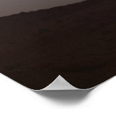 Mars Sunset van de Spirit bij de Crater Gusev Poster (Hoek)
