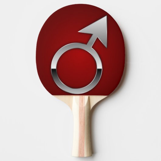 Mars-symbool Tafeltennisbatje (Voorkant)