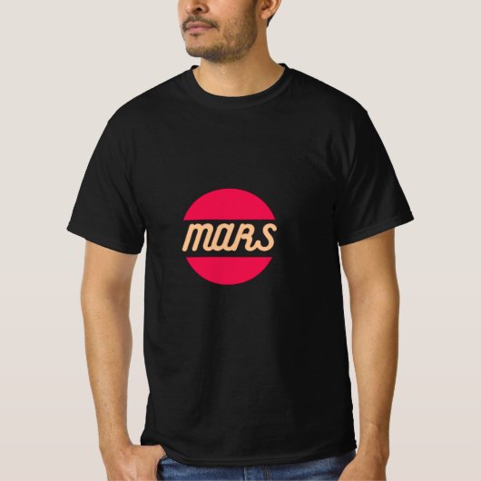 Mars-T-shirt T-shirt (Voorkant)