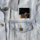 Mars Telecommunicatieorbiter Vierkante Button 5,1 Cm (In situ)