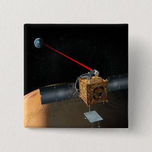 Mars Telecommunicatieorbiter Vierkante Button 5,1 Cm