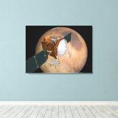 Mars Telecommunication Orbiter 2 Canvas Afdruk (Insitu (Houten vloer))