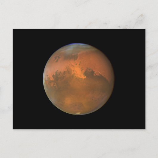 Mars (Telescoop Hubble) Briefkaart (Voorkant)