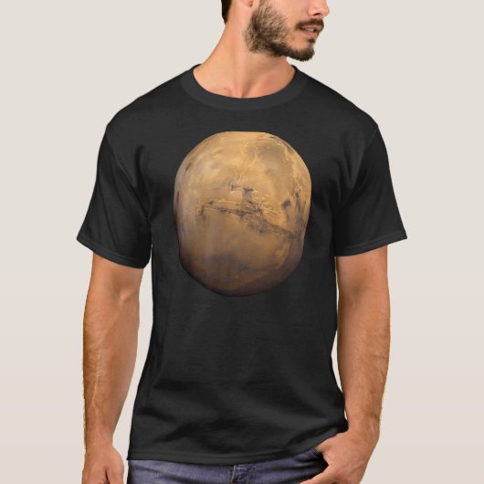 Mars the red world t-shirt (Voorkant)
