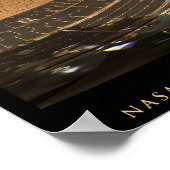 Mars-top Panorama met Rover Deck Poster (Hoek)