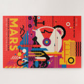 Mars Tourist Poster Legpuzzel (Horizontaal)