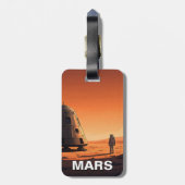 Mars Travel Bagagelabel (Achterkant verticaal)