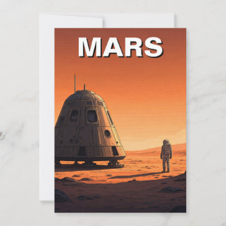 Mars Travel Feestdagenkaart