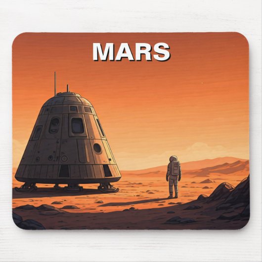 Mars Travel Muismat (Voorkant)