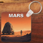 Mars Travel Sleutelhanger (Achterkant)