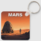 Mars Travel Sleutelhanger (Achterkant)