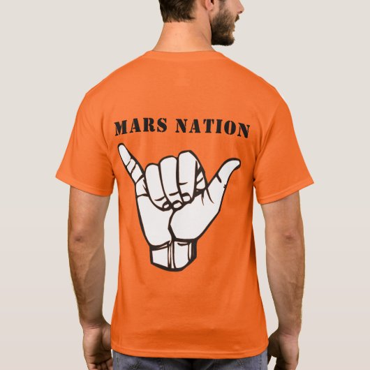 Mars-tv T-shirt (Achterkant)