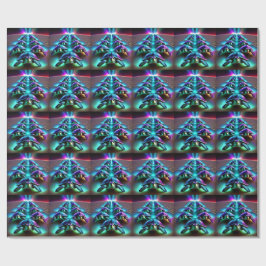 Mars van de Neon Schildpadden Cadeaupapier