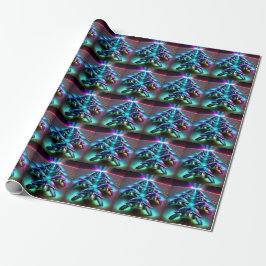 Mars van de Neon Schildpadden Cadeaupapier