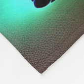 Mars van de Neon Schildpadden Fleece Deken (Hoek)
