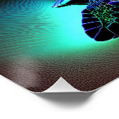 Mars van de Neon Schildpadden Perfect Poster (Hoek)