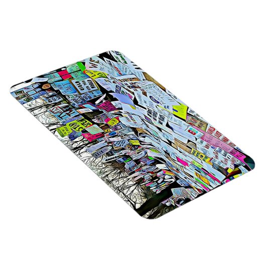 Mars van de vrouwen Protest Signs Magnet Magneet (Rechterzijde)